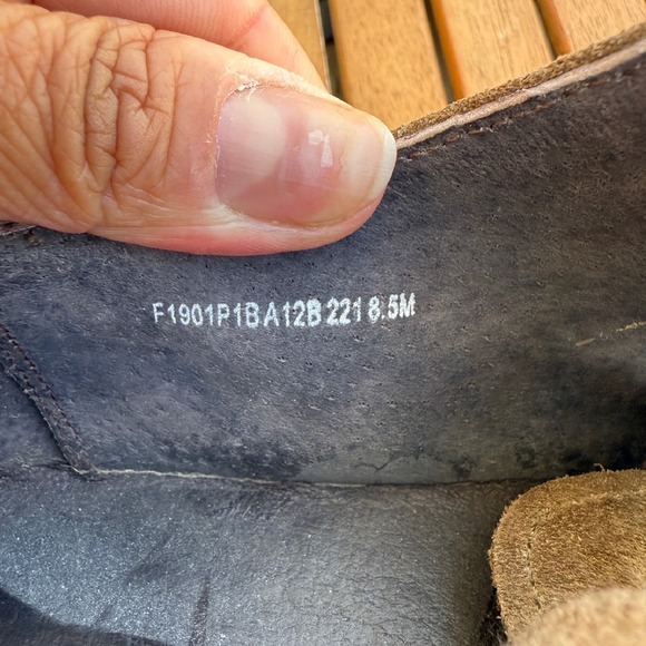 John Varvatos Suede Leather Oxford Dress Shoes Casual Brown Shoes Size 8.5M - Picture 6 of 7